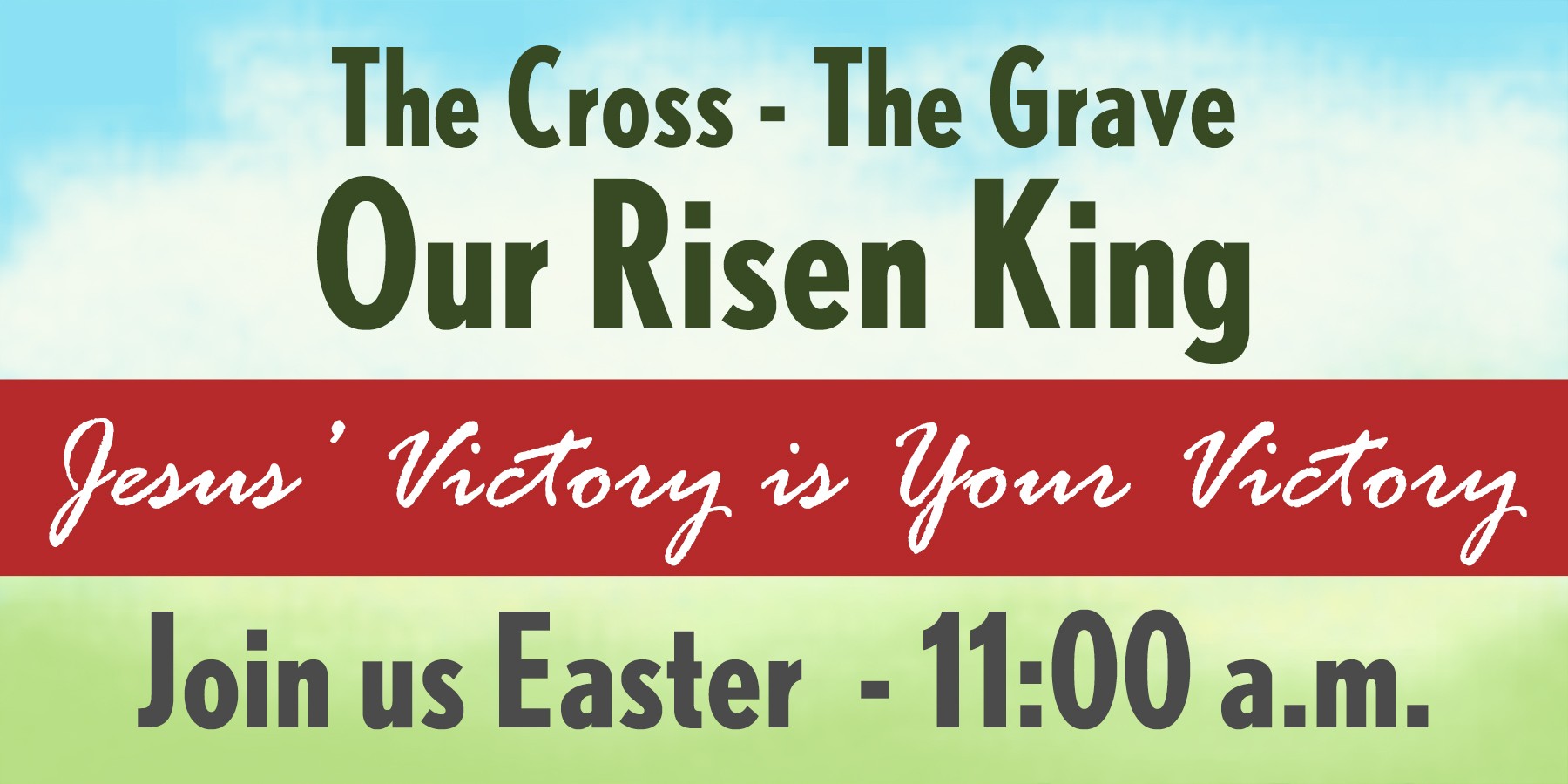 Join us at 11:00 am Easter 2026 